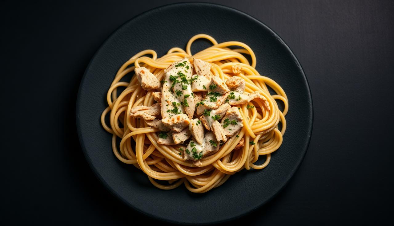 Macarrão com Frango