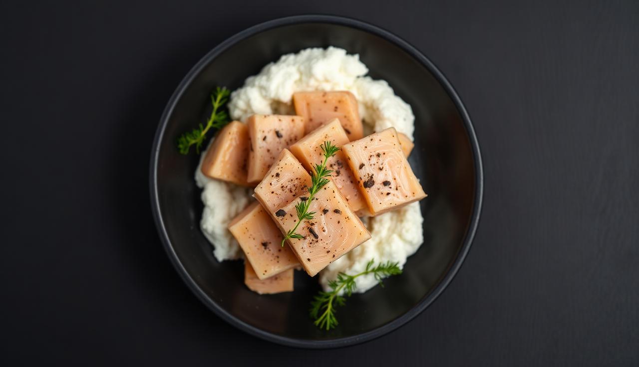 Atum com Queijo Cottage